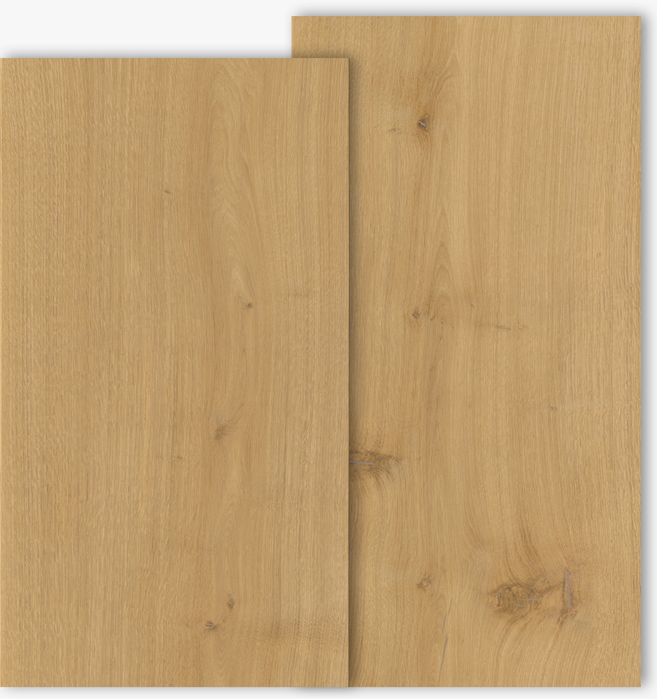 Oak floor boards with grade type Select and Natur with 500mm width